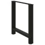 Patas de mesa de centro acero negro 2 uds 70x(72-73) cm by , Table legs - Ref: Foro24-4013308, Price: 85,97 €, Discount: %