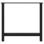 Patas de mesa de centro acero negro 2 uds 70x(72-73) cm by , Table legs - Ref: Foro24-4013308, Price: 85,97 €, Discount: %