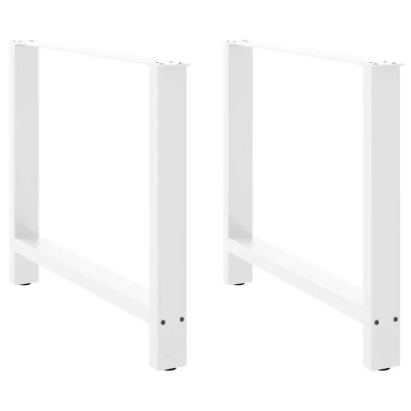Patas de mesa de centro acero blanco 2 uds 90x(72-73) cm de , Patas para mesas - Ref: Foro24-4013317, Precio: 102,38 €, Descu...