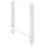 Patas de mesa de centro acero blanco 2 uds 90x(72-73) cm de , Patas para mesas - Ref: Foro24-4013317, Precio: 102,38 €, Descu...