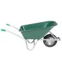 Carretilla verde 90 L 150 kg acero galvanizado y plástico de , Carretillas - Ref: Foro24-4013466, Precio: 148,27 €, Descuento: %