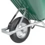 Carretilla verde 90 L 150 kg acero galvanizado y plástico de , Carretillas - Ref: Foro24-4013466, Precio: 148,27 €, Descuento: %