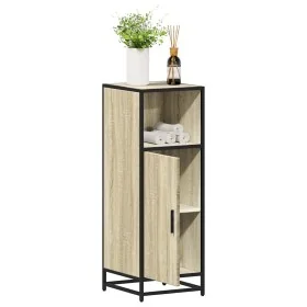 Armario de baño madera contrachapada roble Sonoma 35x37,5x100cm de , Muebles de baño - Ref: Foro24-849240, Precio: 64,92 €, D...