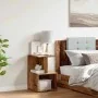Mesita de noche madera contrachapada madera vieja 35x35x55 cm de , Mesitas de noche - Ref: Foro24-856530, Precio: 33,88 €, De...
