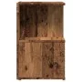 Mesita de noche madera contrachapada madera vieja 35x35x55 cm de , Mesitas de noche - Ref: Foro24-856530, Precio: 33,88 €, De...