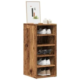 Mueble zapatero madera de ingeniería envejecida 32x35x70 cm de , Zapateros y organizadores de calzado - Ref: Foro24-856710, P...