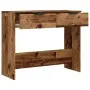 Mesa consola madera contrachapada envejecida 90x36x75 cm de , Mesas auxiliares - Ref: Foro24-856945, Precio: 65,82 €, Descuen...