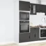 Armarios para horno 2 uds Lucca negra madera de ingeniería de , Armarios de cocina - Ref: Foro24-3315032, Precio: 230,82 €, D...