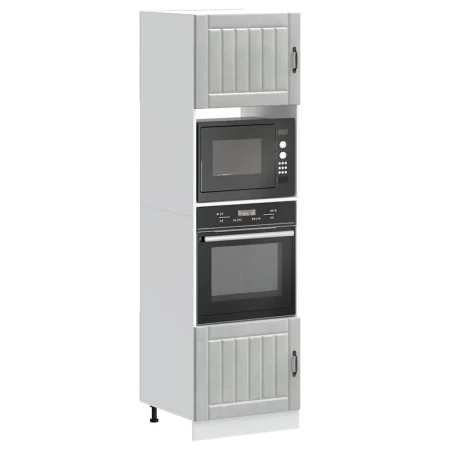 Armarios para horno 2uds Kalmar gris hormigón madera ingeniería de , Armarios de cocina - Ref: Foro24-3315045, Precio: 187,97...