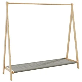 Perchero con estantes bambú 106x34x102 cm de , Organizadores de vestidores y perchas de barra - Ref: Foro24-4008906, Precio: ...