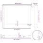 Patas de mesa de centro antracita 2 uds 100x(72-73) cm acero de , Patas para mesas - Ref: Foro24-4013322, Precio: 110,72 €, D...