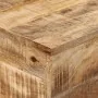 Mesa consola madera maciza mango rugosa y hierro 110x30x75 cm de , Mesas auxiliares - Ref: Foro24-376066, Precio: 163,52 €, D...