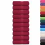 Toallas invitados 10 uds 100% algodón burdeos 30x50 cm 360 gsm de , Toallas - Ref: Foro24-136733, Precio: 28,16 €, Descuento: %