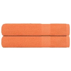 Toallas de sauna 2 uds 100% algodón naranja 80x200 cm 360 gsm de , Toallas - Ref: Foro24-136911, Precio: 28,63 €, Descuento: %
