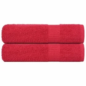 Toallas de mano 2 uds 100% algodón rojo 50x100 cm 360 gsm de , Toallas - Ref: Foro24-136926, Precio: 15,43 €, Descuento: %