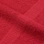 Toallas de ducha 4 uds 100% algodón rojo 70x140 cm 360 gsm de , Toallas - Ref: Foro24-136930, Precio: 33,58 €, Descuento: %