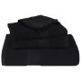Toallas de ducha 2 uds 100% algodón negro 70x140 cm 360 gsm de , Toallas - Ref: Foro24-136953, Precio: 23,01 €, Descuento: %