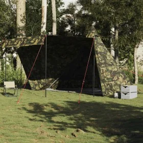 Tienda campaña familiar tipi 6 personas impermeable camuflaje de , Tiendas de campaña - Ref: Foro24-4009451, Precio: 255,79 €...