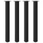Patas para mesa de centro 4 uds acero negro 100-102 cm de , Patas para mesas - Ref: Foro24-4012476, Precio: 111,79 €, Descuen...