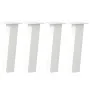 Patas para mesa de centro 4 uds acero blanco 30 cm de , Patas para mesas - Ref: Foro24-4012497, Precio: 58,62 €, Descuento: %