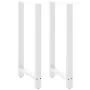 Patas de mesa de centro acero blanco 2 uds 60x(110-111) cm de , Patas para mesas - Ref: Foro24-4013357, Precio: 113,45 €, Des...