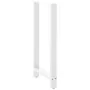 Patas de mesa de centro acero blanco 2 uds 60x(110-111) cm de , Patas para mesas - Ref: Foro24-4013357, Precio: 113,45 €, Des...