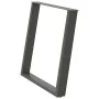 Patas para mesa comedor forma U 2uds antracita 80x(72-73) cm de , Patas para mesas - Ref: Foro24-4012798, Precio: 93,58 €, De...