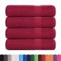 Toallas de ducha 4 uds 100% algodón burdeos 70x140 cm 360 gsm de , Toallas - Ref: Foro24-136738, Precio: 36,86 €, Descuento: %