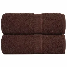 Toallas de jabón 2 uds marrón 30x30 cm 360 gsm 100% algodón de , Toallas - Ref: Foro24-136752, Precio: 11,06 €, Descuento: %