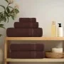 Toallas de baño 4 uds marrón 100x150 cm 360 gsm 100% algodón de , Toallas - Ref: Foro24-136765, Precio: 48,00 €, Descuento: %