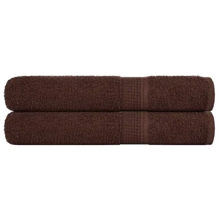 Toallas de sauna 2 uds 100% algodón marrón 80x200 cm 360 gsm de , Toallas - Ref: Foro24-136767, Precio: 31,19 €, Descuento: %