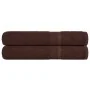 Toallas de sauna 2 uds 100% algodón marrón 80x200 cm 360 gsm de , Toallas - Ref: Foro24-136767, Precio: 31,19 €, Descuento: %