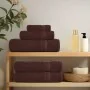 Toallas de sauna 2 uds 100% algodón marrón 80x200 cm 360 gsm de , Toallas - Ref: Foro24-136767, Precio: 31,19 €, Descuento: %