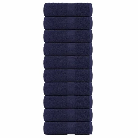 Toallas de jabón 10uds azul marino 30x30 cm 360gsm 100% algodón de , Toallas - Ref: Foro24-136778, Precio: 17,84 €, Descuento: %