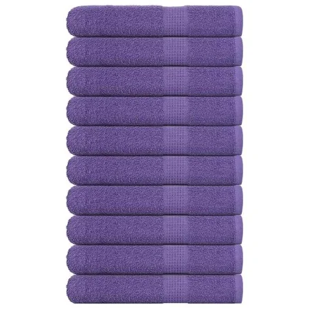 Toallas de sauna 10 uds 100% algodón morado 80x200 cm 360 gsm de , Toallas - Ref: Foro24-136889, Precio: 109,83 €, Descuento: %