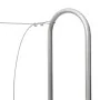 Leñero acero galvanizado 250x25x150 cm de , Bolsas y soportes de leña - Ref: Foro24-4100706, Precio: 32,73 €, Descuento: %