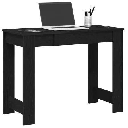 Escritorio de madera contrachapada negro 100x45x75 cm de , Escritorios - Ref: Foro24-860428, Precio: 61,36 €, Descuento: %