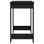 Escritorio de madera contrachapada negro 100x45x75 cm de , Escritorios - Ref: Foro24-860428, Precio: 61,36 €, Descuento: %