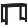 Escritorio de madera contrachapada negro 100x45x75 cm de , Escritorios - Ref: Foro24-860428, Precio: 61,36 €, Descuento: %