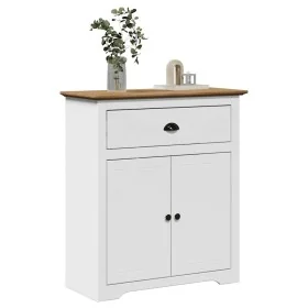 Mueble de entrada BODO blanco y marrón 80x35x90 cm de , Baúles de almacenamiento - Ref: Foro24-4016867, Precio: 124,42 €, Des...
