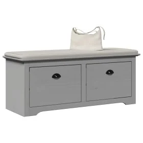 Banco de recibidor BODO gris 114x40x45 cm von , Bänke für Hallen und Lager - Ref: Foro24-4016871, Preis: 121,63 €, Rabatt: %