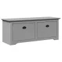 Banco de recibidor BODO gris 114x40x45 cm by , Benches for halls and storage - Ref: Foro24-4016871, Price: 121,63 €, Discount: %