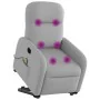 Sillón de masaje eléctrico reclinable elevable tela gris nube de , Sillones - Ref: Foro24-3303011, Precio: 336,67 €, Descuent...