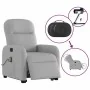 Sillón de masaje eléctrico reclinable elevable tela gris nube de , Sillones - Ref: Foro24-3303011, Precio: 336,67 €, Descuent...