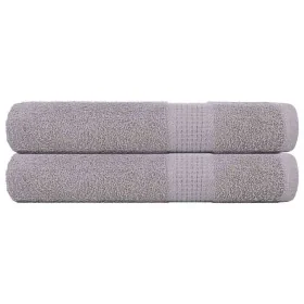 Toallas 2 piezas gris 100x200 cm 360 g/m² 100% Algodón de , Toallas - Ref: Foro24-136842, Precio: 35,85 €, Descuento: %