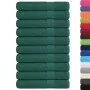 Toallas 10 uds 100% algodón verde 100x200 cm 600 gsm de , Toallas - Ref: Foro24-136868, Precio: 132,19 €, Descuento: %