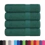Toallas de baño 4 uds verde 100x150 cm 360 gsm 100% algodón de , Toallas - Ref: Foro24-136861, Precio: 47,69 €, Descuento: %