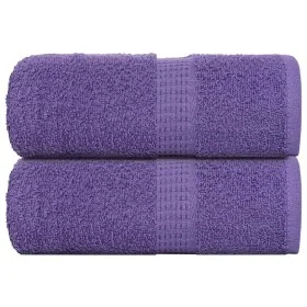 Toallas de visita 2 uds púrpura 30x50 cm 360 gsm 100% algodón de , Toallas - Ref: Foro24-136875, Precio: 12,51 €, Descuento: %
