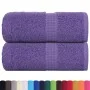 Toallas de visita 2 uds púrpura 30x50 cm 360 gsm 100% algodón de , Toallas - Ref: Foro24-136875, Precio: 12,51 €, Descuento: %