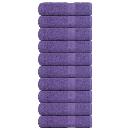Toallas de mano 10 uds 100% algodón púrpura 50x100 cm 360 gsm de , Toallas - Ref: Foro24-136880, Precio: 54,06 €, Descuento: %